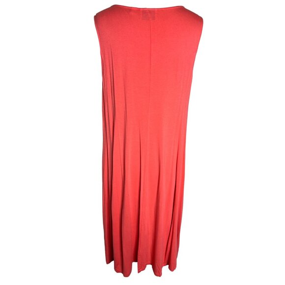 Linea by Louis Dell’ Olio Women’s XL Midi Shift Dress pull over stretch - Picture 5 of 12